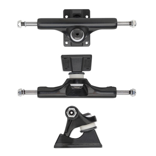 Slappy ST1 Inverted Hollow Light Ultra Low Kingpin Light Matte Black Skateboard Trucks