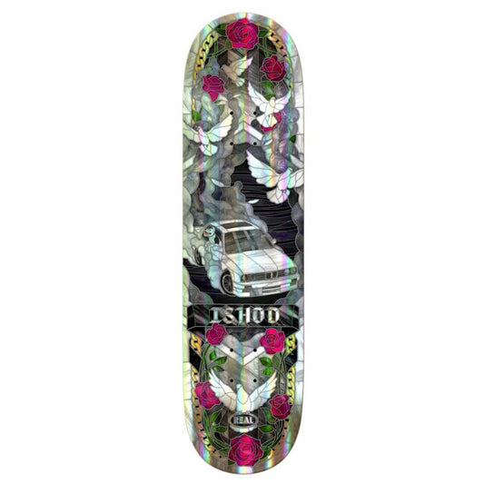 Real Ishod Holo Foil Cathedral Symmetrical Twin Tail 8.3" Skateboard Deck