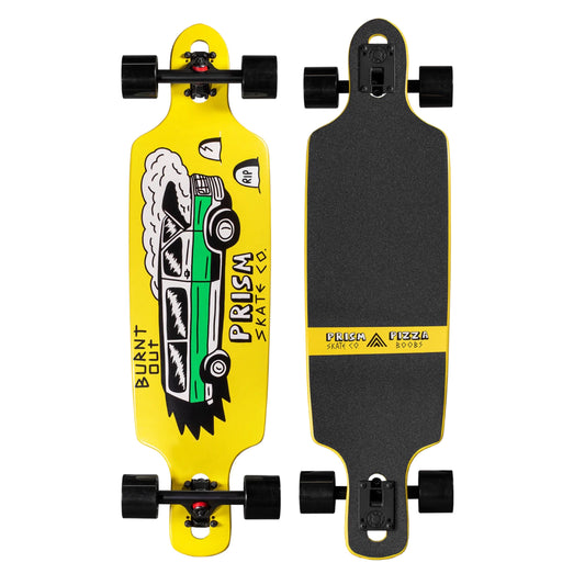Prism Pizza Boobs 9.25" Drop Through Longboard Complete