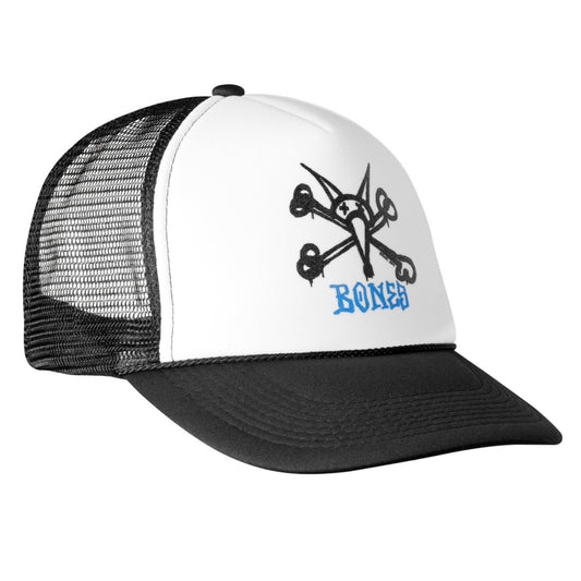 Powell Vato Rat Bones Black/White Trucker Hat