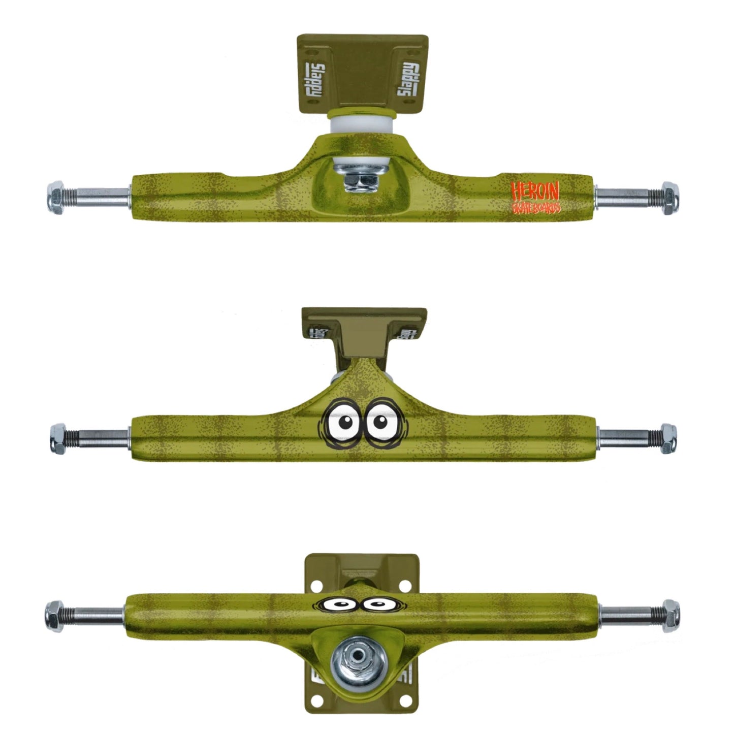 Slappy ST1 Hollow Pickle Green Skateboard Trucks