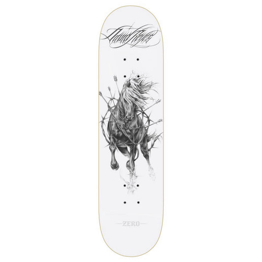 Zero Reyes Wild Heart White 8.25" Skateboard Deck