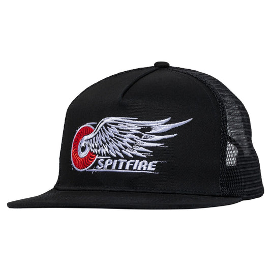 Spitfire Classic Wing Black Snapback Hat