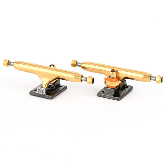 Blackriver 3.0 Fingerboard Trucks Black / Gold (CHOOSE SIZE)