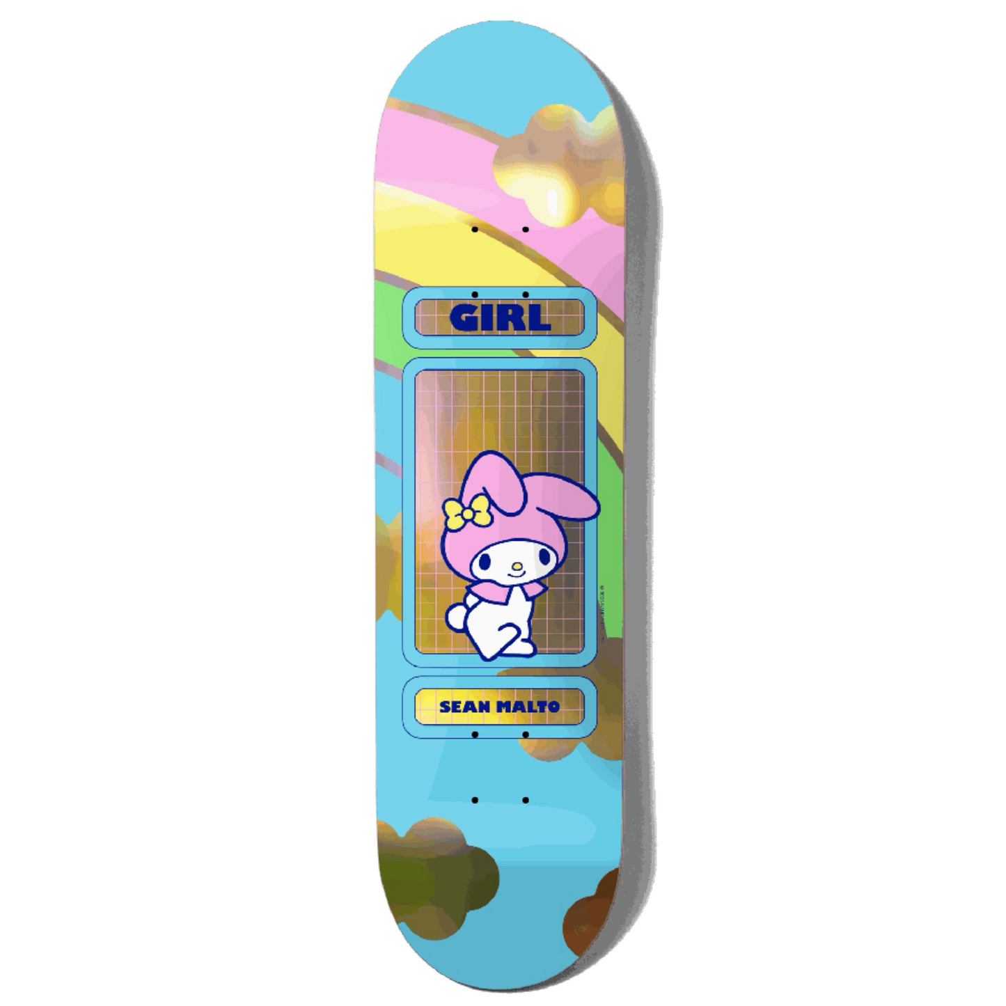 Girl Malto Hello Kitty Rainbow Edition 8.25" Skateboard Deck