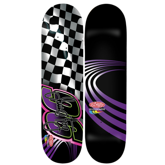 Deathwish Foy Checkered Twin Tail 8.5" Skateboard Deck