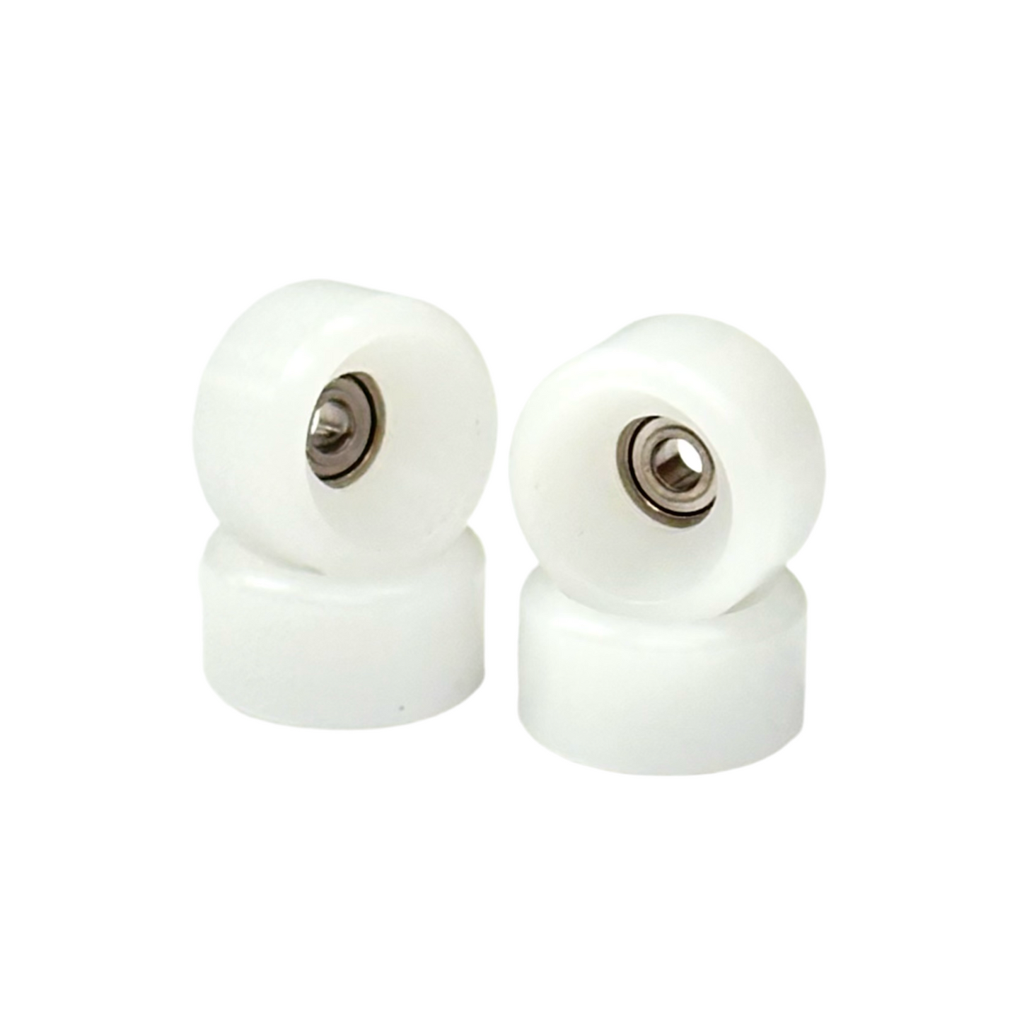 White Bowl Shape Poly-M Fingerboard Wheels