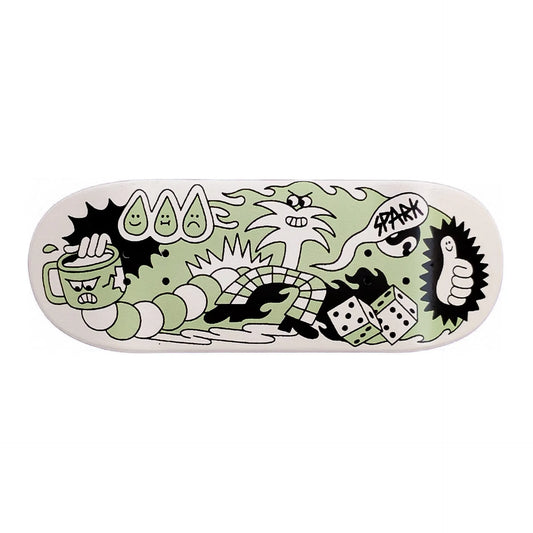 Spark High Mold The Palm Guy by Alexandre Nart Fingerboard Deck (CHOOSE SIZE & SHAPE)