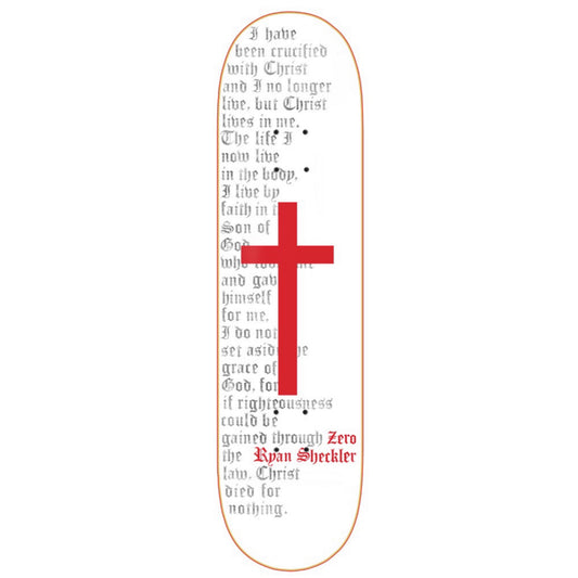 Zero Sheckler Cross 8.25" Skateboard Deck
