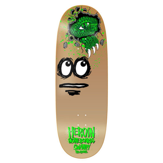 Heroin Swampy Egg 11.0" Shaped Skateboard Deck