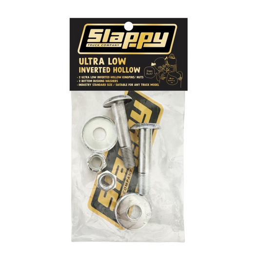 Slappy White Gold Ultra Low Inverted Hollow Kingpins