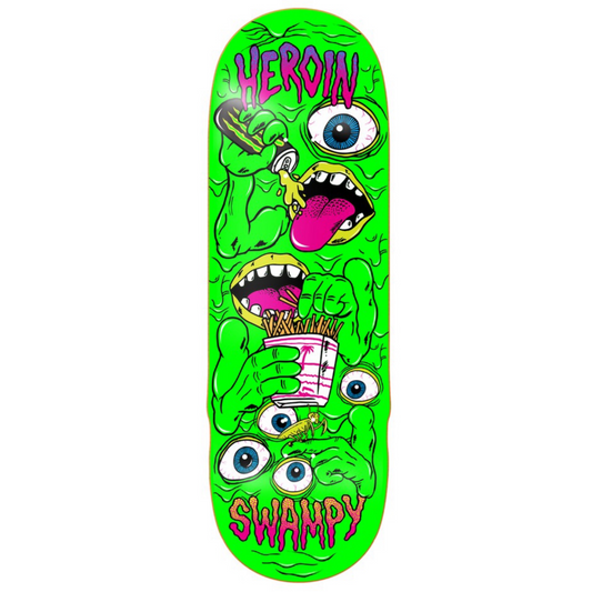 Heroin Swampy Mutate or Die 10.25" Skateboard Deck