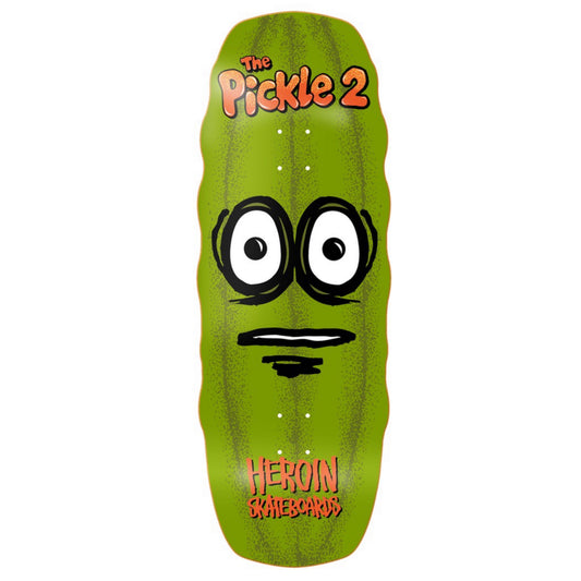Heroin Team The Pickle 2 11.125" Shaped Skateboard Deck