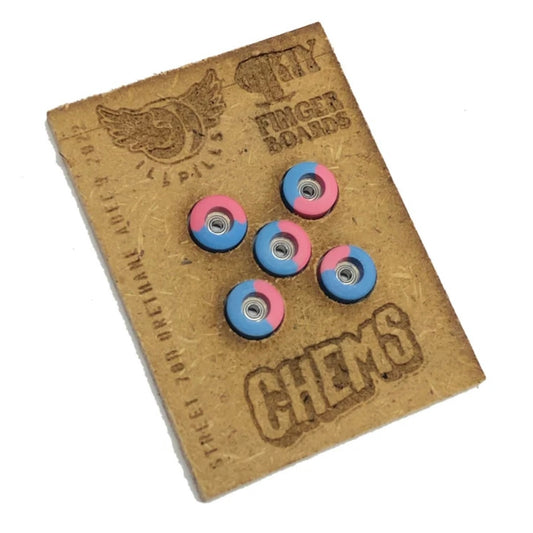 ILLPILLS Pink/Blue Urethane Fingerboard Wheels (Choose Size)