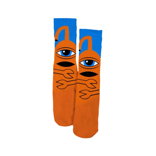 Toy Machine Sect Hug Socks Orange