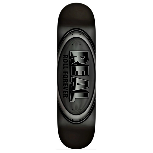 Real Team DBX Oval Silver Foil 8.5" Skateboard Deck