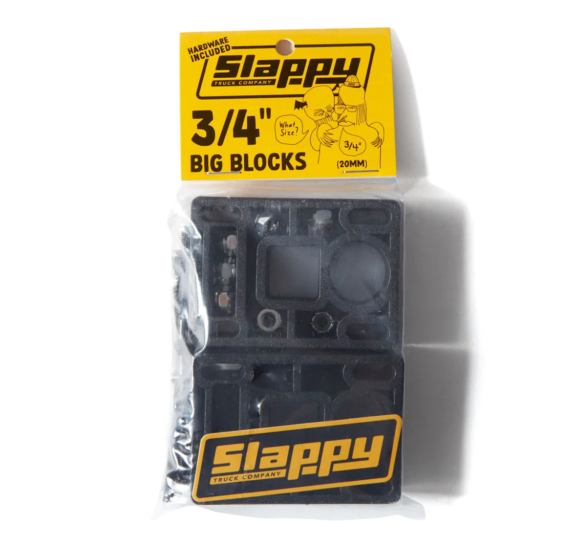 Slappy Big Blocks Skateboard Risers With Hardware 3/4"
