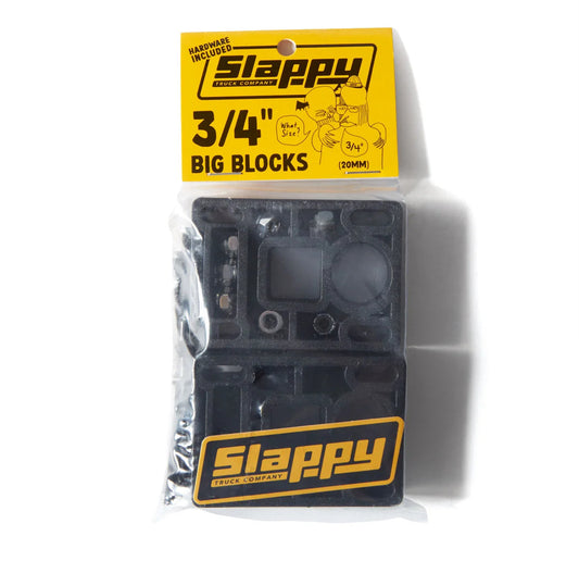 Slappy Big Blocks Skateboard Risers With Hardware 3/4"