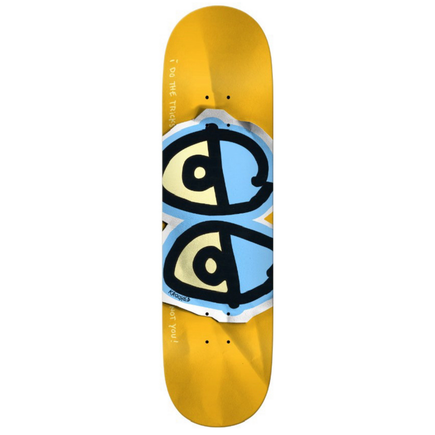 Krooked Team DBX Oval Gold 8.38" Skateboard Deck