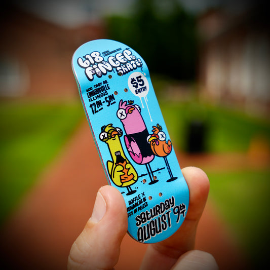 Chems “618 Finger Skate” 2025 Event Fingerboard Deck