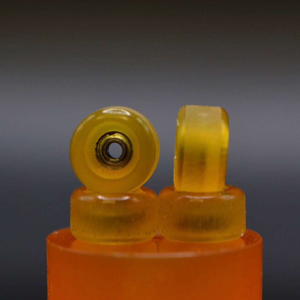 Wysocki “Side Set Conical” Sapphire Yellow Fingerboard Wheels