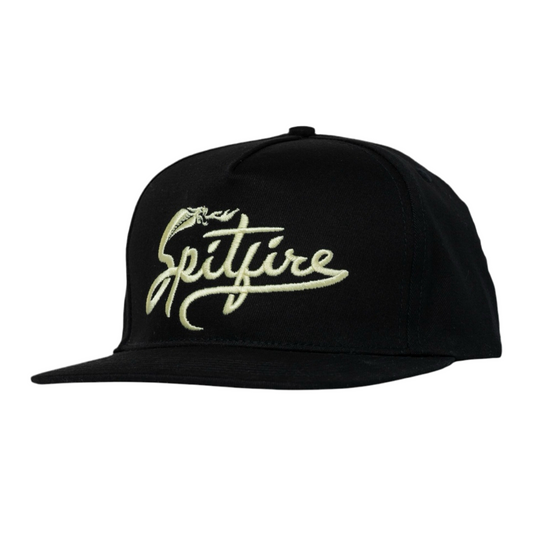 Spitfire Snake Classic Snapback Hat Black
