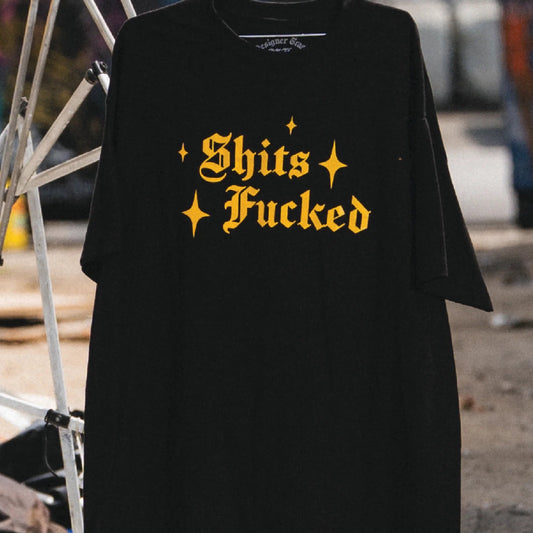 Designer Trash Sparkle T-Shirt Black