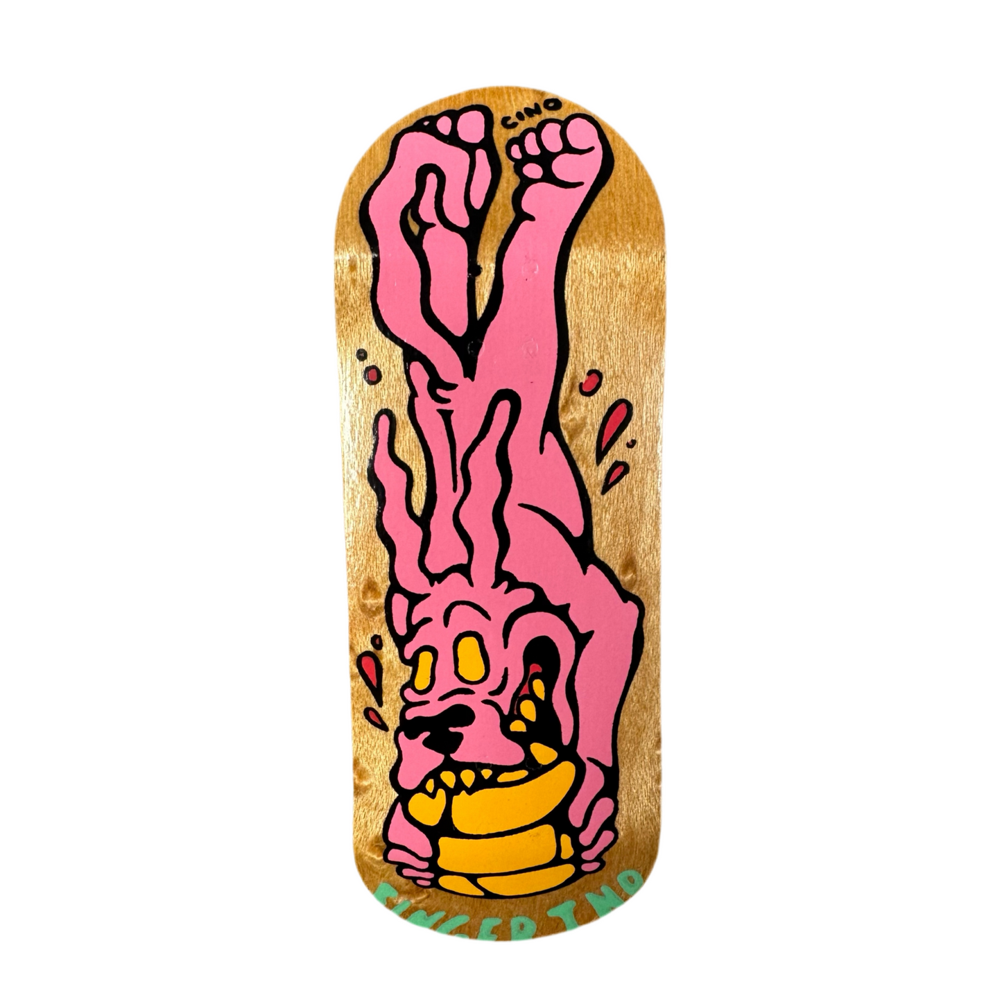 Finger Industries x Cino Dog 34mm Fingerboard Deck