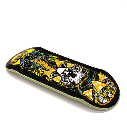 Chems Orange "Cobra" Fingerboard Deck