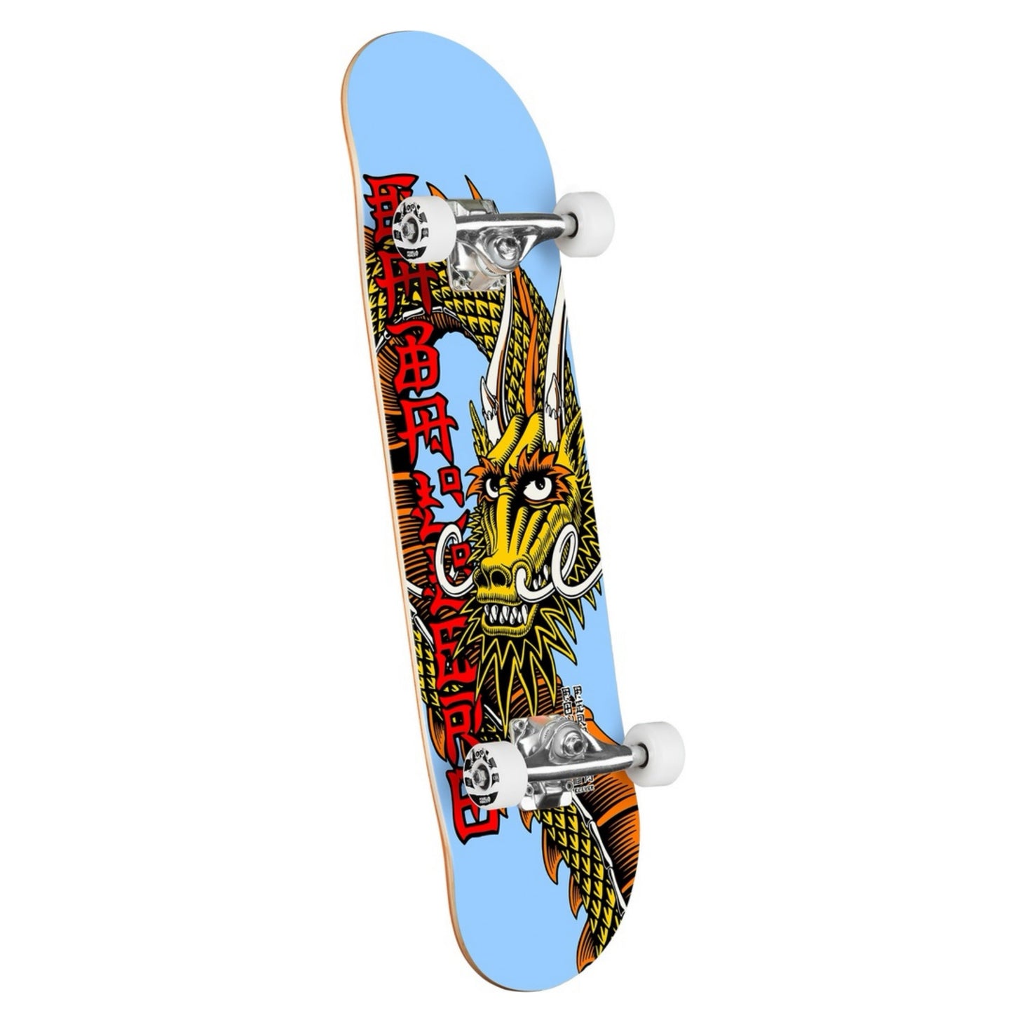 Powell Caballero Ban This Light Blue 7.5" Complete Skateboard