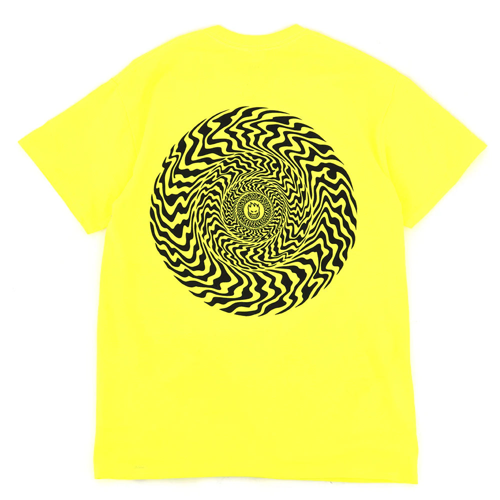 Spitfire Swirled Classic T-Shirt Safety Green