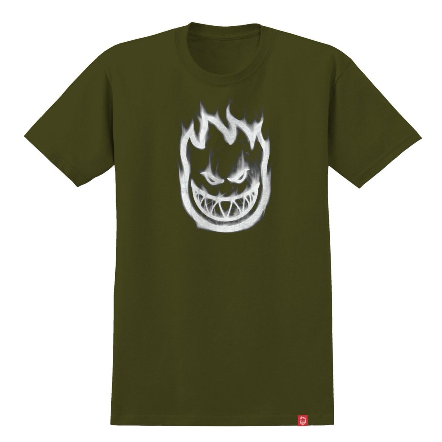 Spitfire Bighead Smoke Military Green T-Shirt