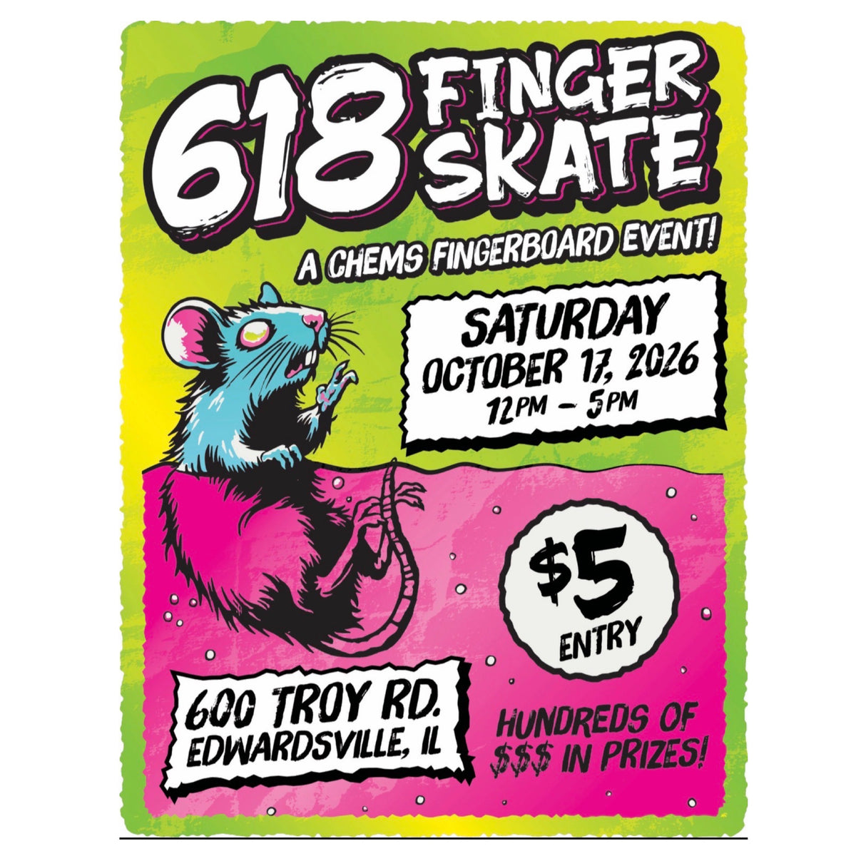 2026 Fingerboard Event Ticket
