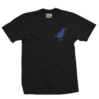 Heroin Skateboards Black Crow T-Shirt
