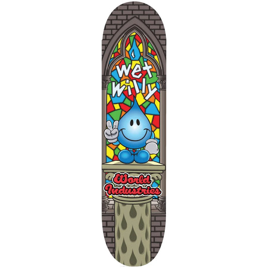 World Industries Wet Willy Stained Glass 8.25" Skateboard Deck