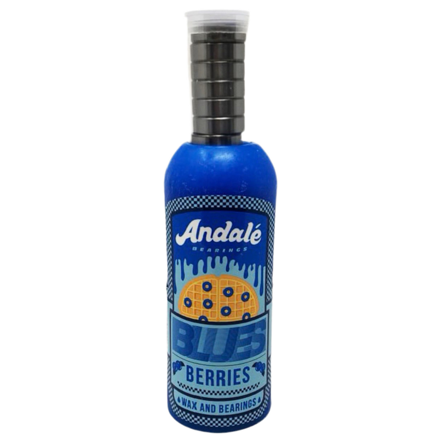 Andale Blues Skateboard Bearings and Berries Wax