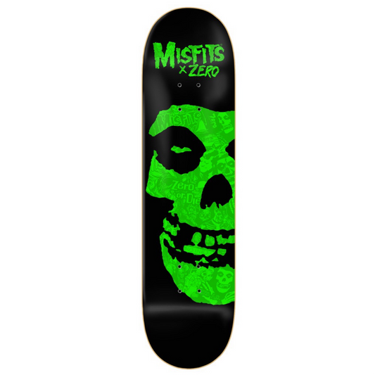 Zero Misfits Fiend Collage Green 8.5" Skateboard Deck