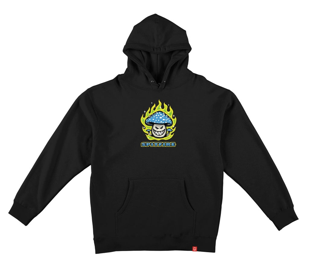 Spitfire Mushroom Bighead Black Hoodie