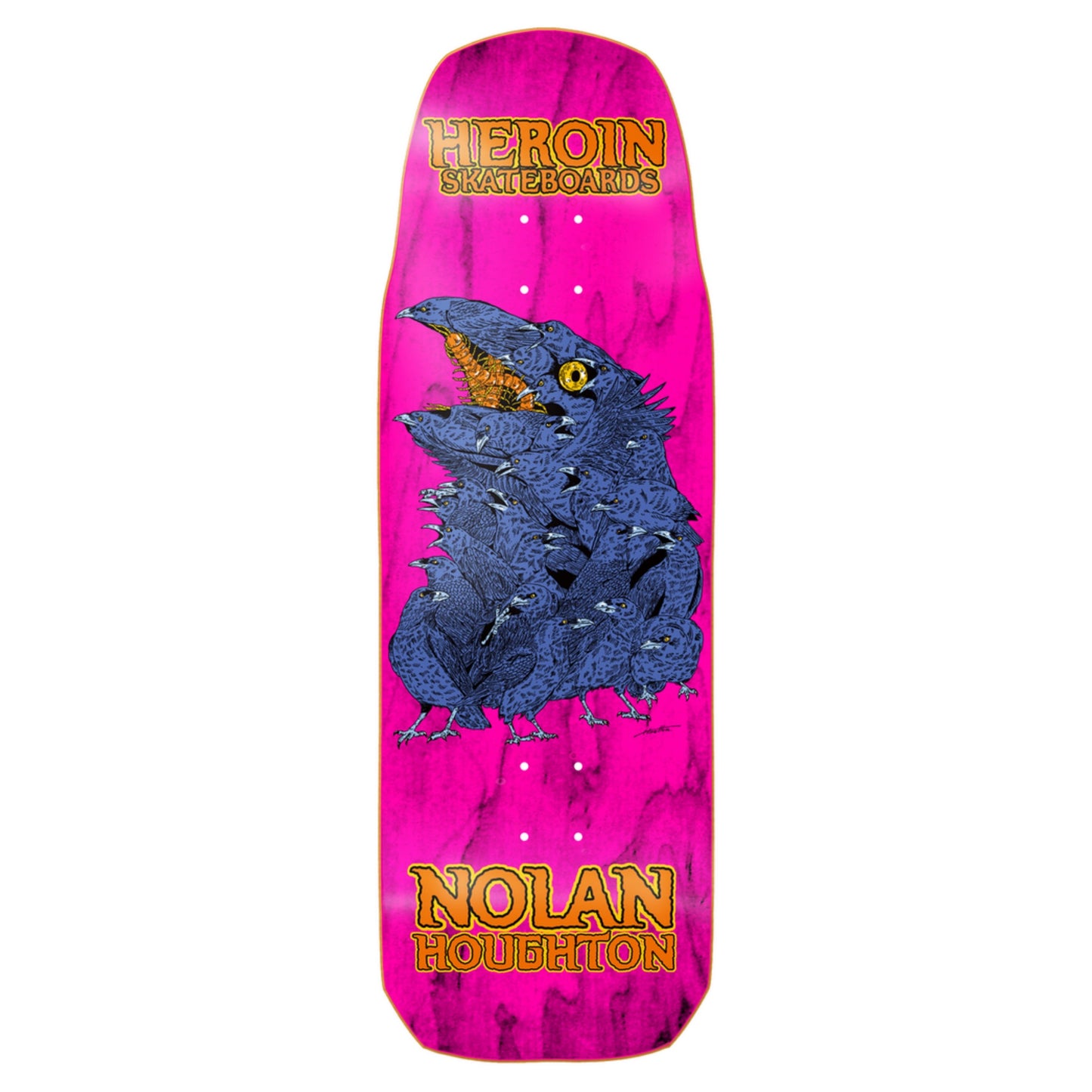 Heroin Nolan Houghton Crow 9.9" Skateboard Deck