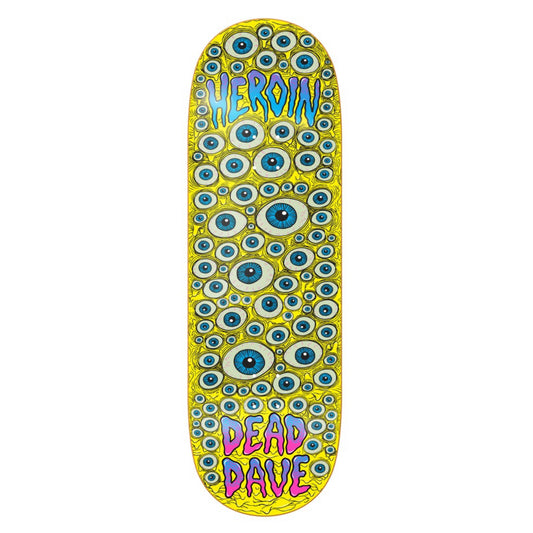 Heroin Dead Dave Eyes 10.0" Skateboard Deck