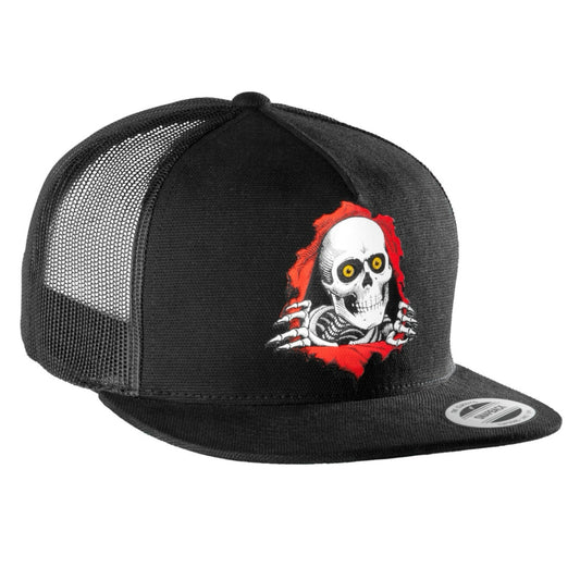 Powell Ripper Black Trucker Hat
