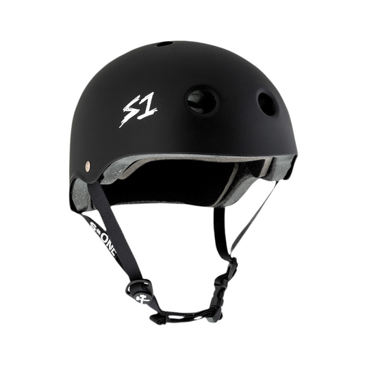 S1 Lifer Certified Matte Black Skateboard Helmet