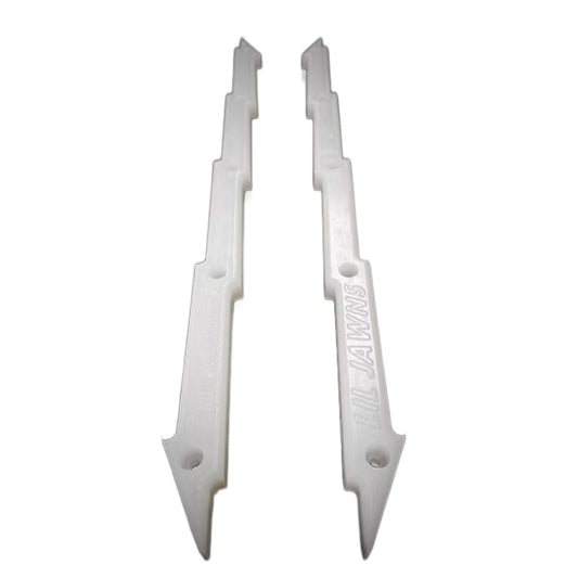 Lil Jawns Skateboard Board Rails “Jawn Bolts” White
