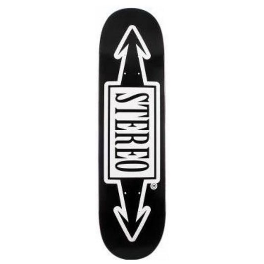 Stereo Team Arrow Black 8.25" Skateboard Deck