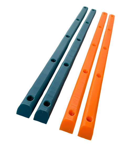 Lil Jawns Skateboard Board Rails “Standard Jawns” Orange