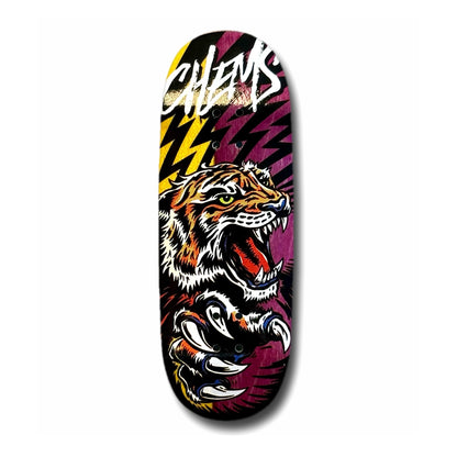 Chems “Tiger” (Split Bottom Ply) Fingerboard Deck