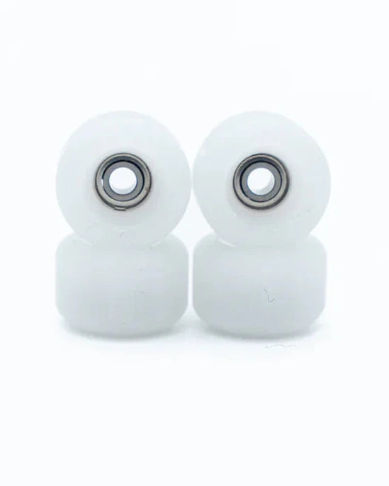 Blistered x Flatface G4 White Urethane Fingerboard Wheels