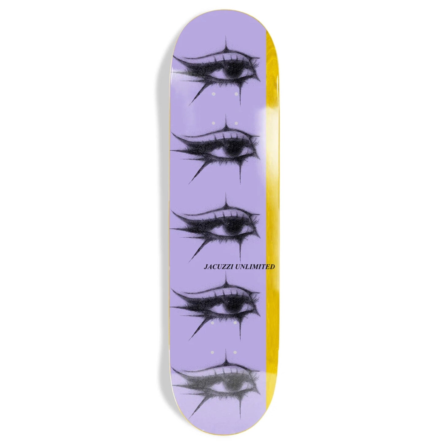 Jacuzzi Purple Yellow Jet Ski EX7 8.0" Skateboard Deck
