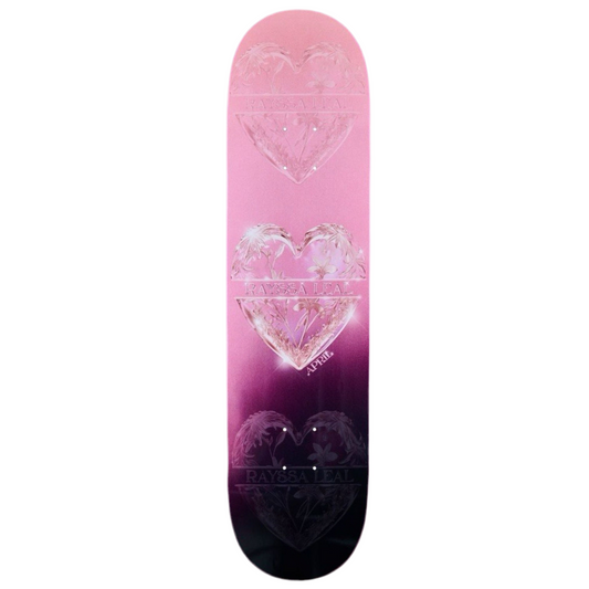 April Rayssa Leal Heart 8.0" Skateboard Deck