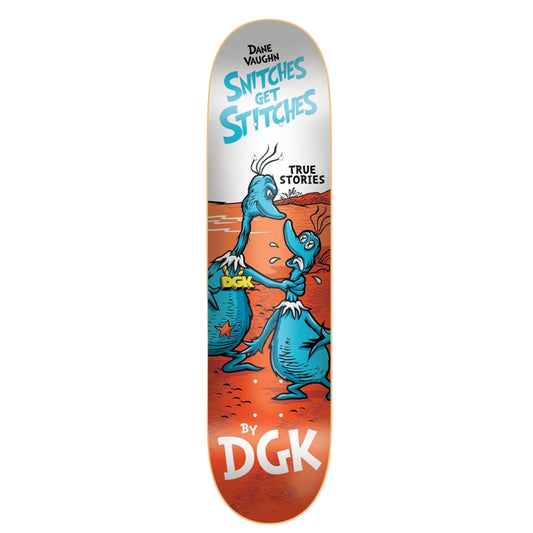 DGK Vaugh Stitches 7.9" Skateboard Deck